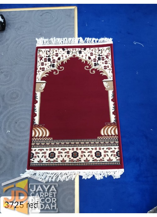 Sajadah Imam  Solomon  motif 32 Red ukuran 80 x 120 & 120 x 160